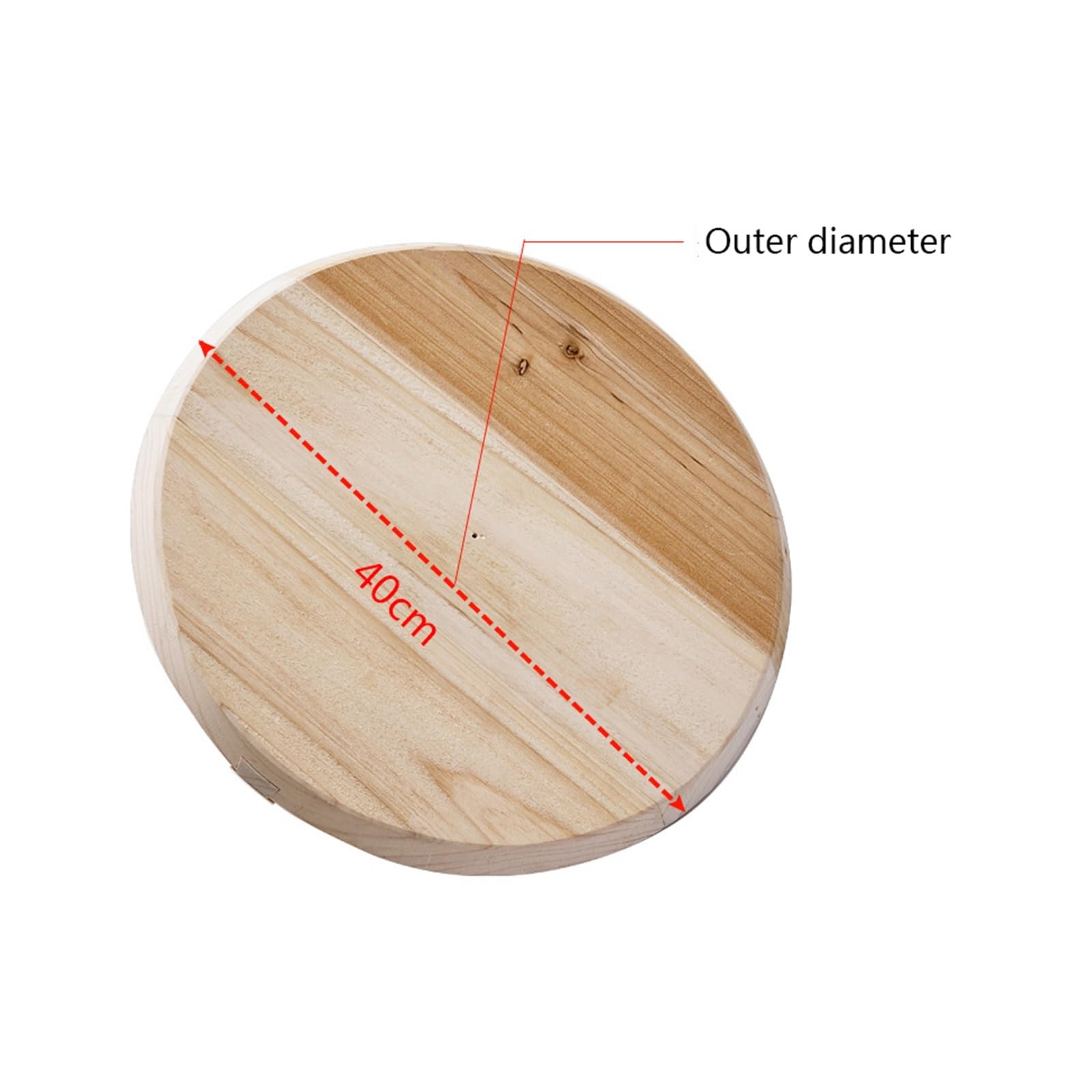 Coperchio Universale in Legno per Wok Coperchio Rotondo in Legno per Wok Coperchio in Legno per Wok con Manico Accessorio da Cucina in Legno Coperchio di Ricambio per Wok Coperchio per,A