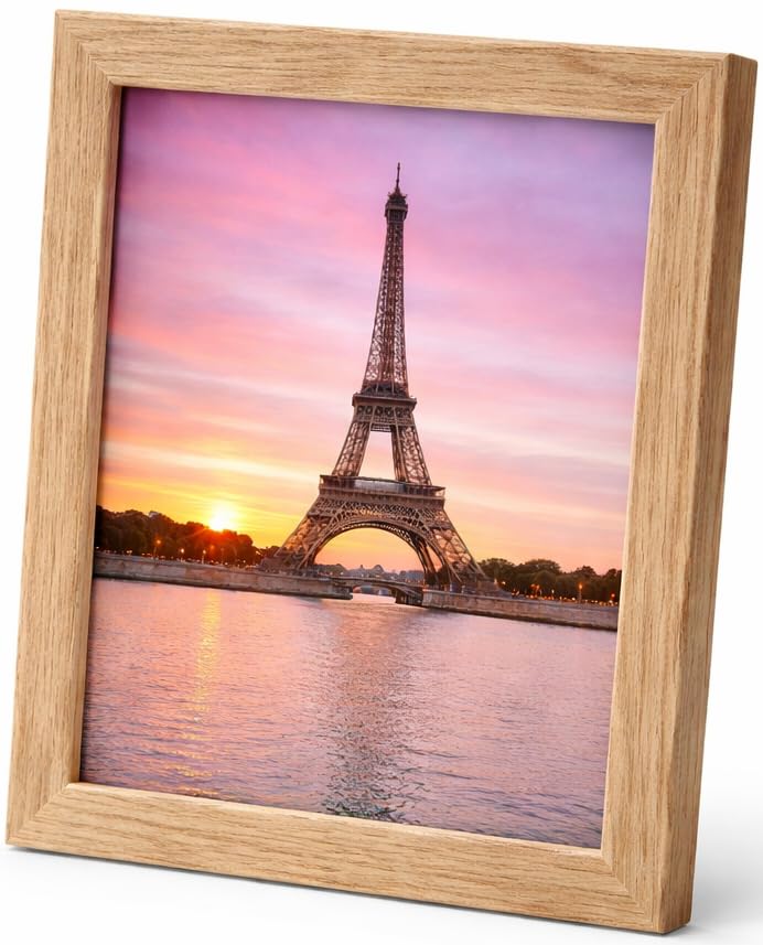 Abio Bilderrahmen MDF Acrylglas Fotorahmen Frame Posterrahmen für Fotos Bilder Poster Rustikal Vintage Retro
