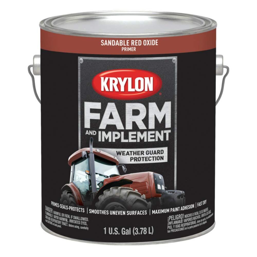 Farm &amp; Implement Paint Gallons Sandable Red Oxide Primer