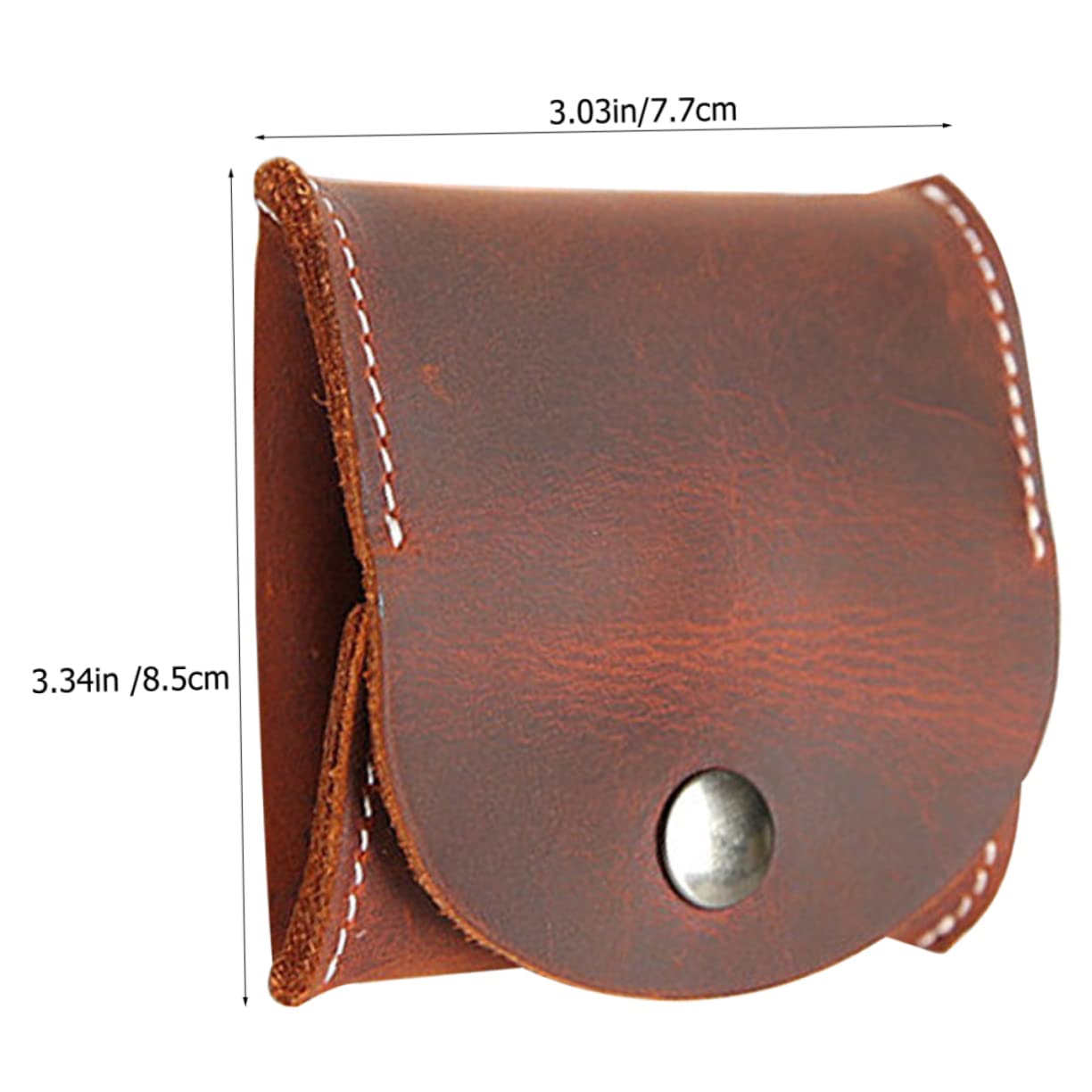 Didiseaon Men Retro Mini Coin Pouch Crazy Change Purse with Unique Color Shifting Design for Coins and Travel Earphones