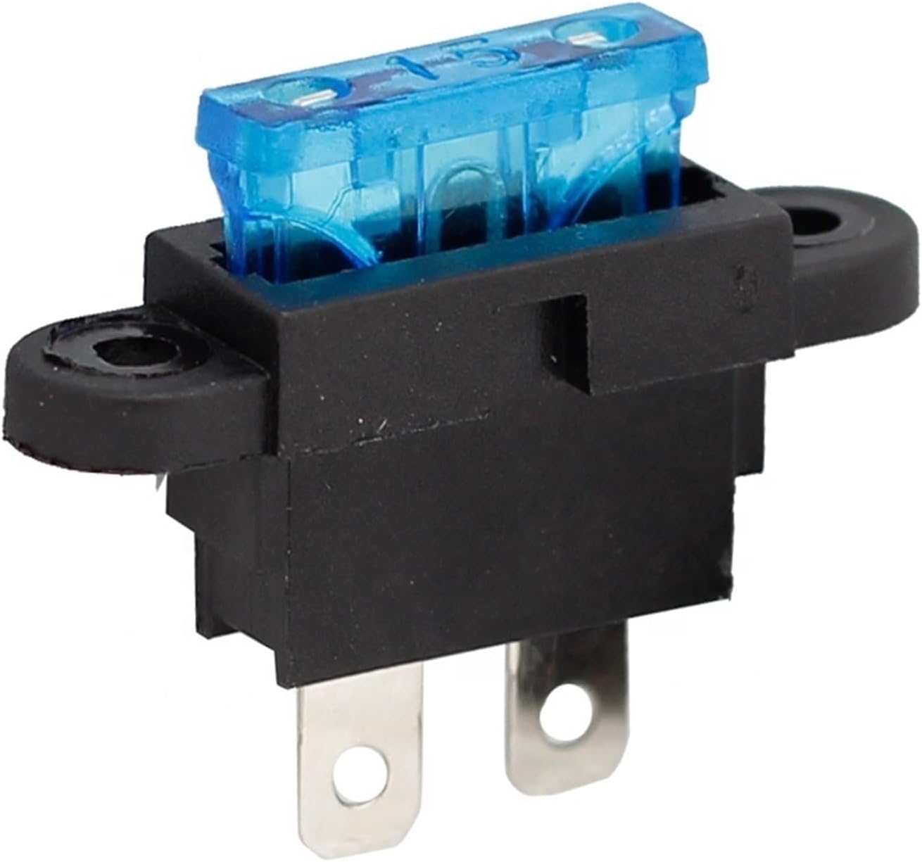 2pcs Panel Mount ATO/ATC Automotive Fuse Holder with Cover with Fixed Hole (Color : 7.5A, Size : Fuse and Holder)