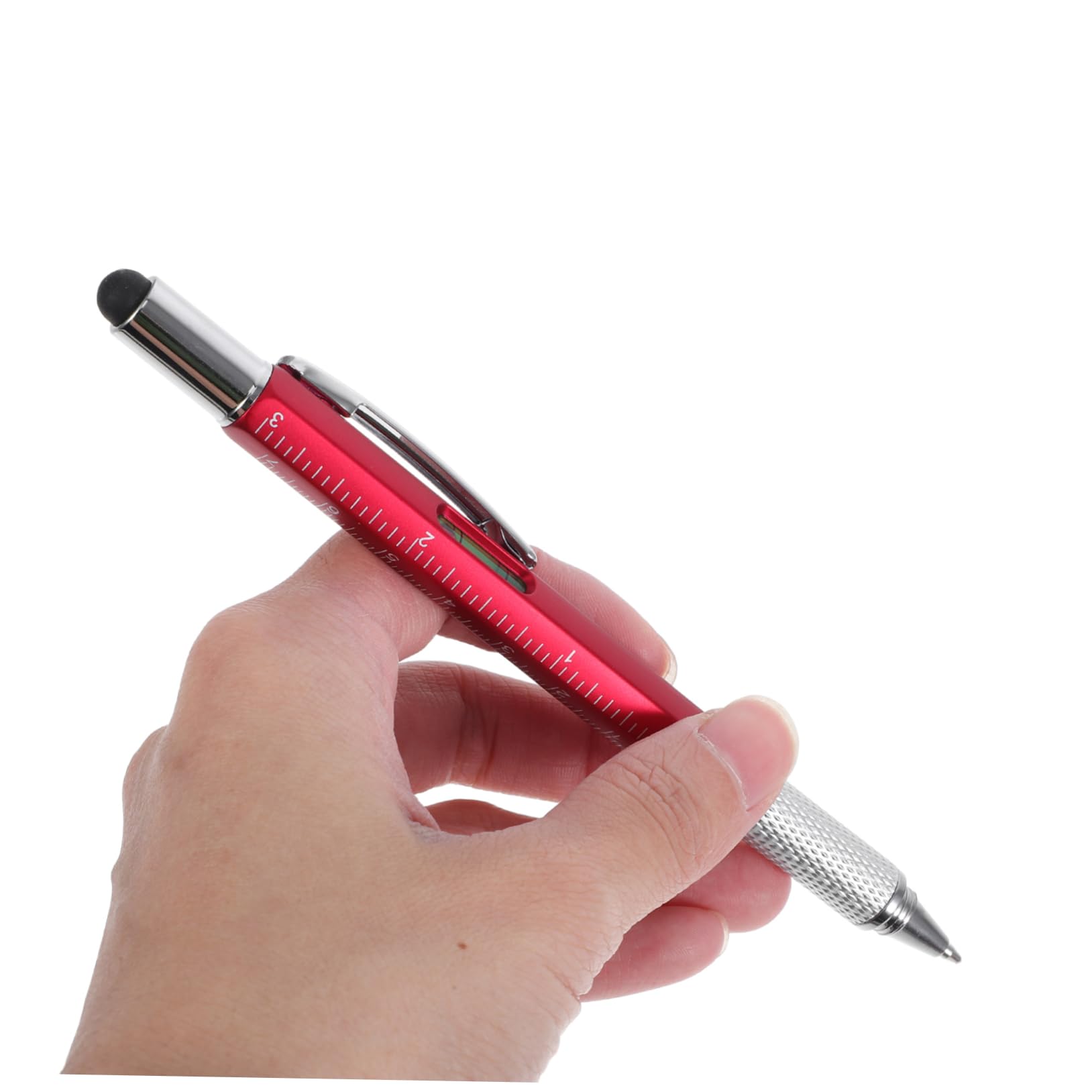 Équerre D'encadrement en Aluminium Réglable 7 Pouces, Mesure Précise | Double Graduation Métrique et Impériale, Outil Rouge Antidéformation, pour Menuiserie et Dessin Technique