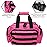 Exos Tactical Range Bag - Medium Size Range Bag for Shooting - Gun Case for Handguns, Ammo Storage, Tactical Backpack, Molle Webbing, Free Subdued USA Patch, Designed in the USA (Kitty Pink)