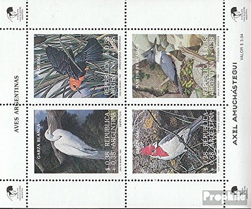 Prophila Collection Briefmarken Argentinien Block 55 – Vögel, 1993, Postfrisch MNH, Sammleredition