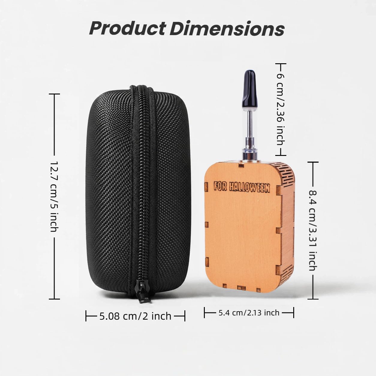 Mini Fog Machine Smoke Generator Wooden with Remote image 4