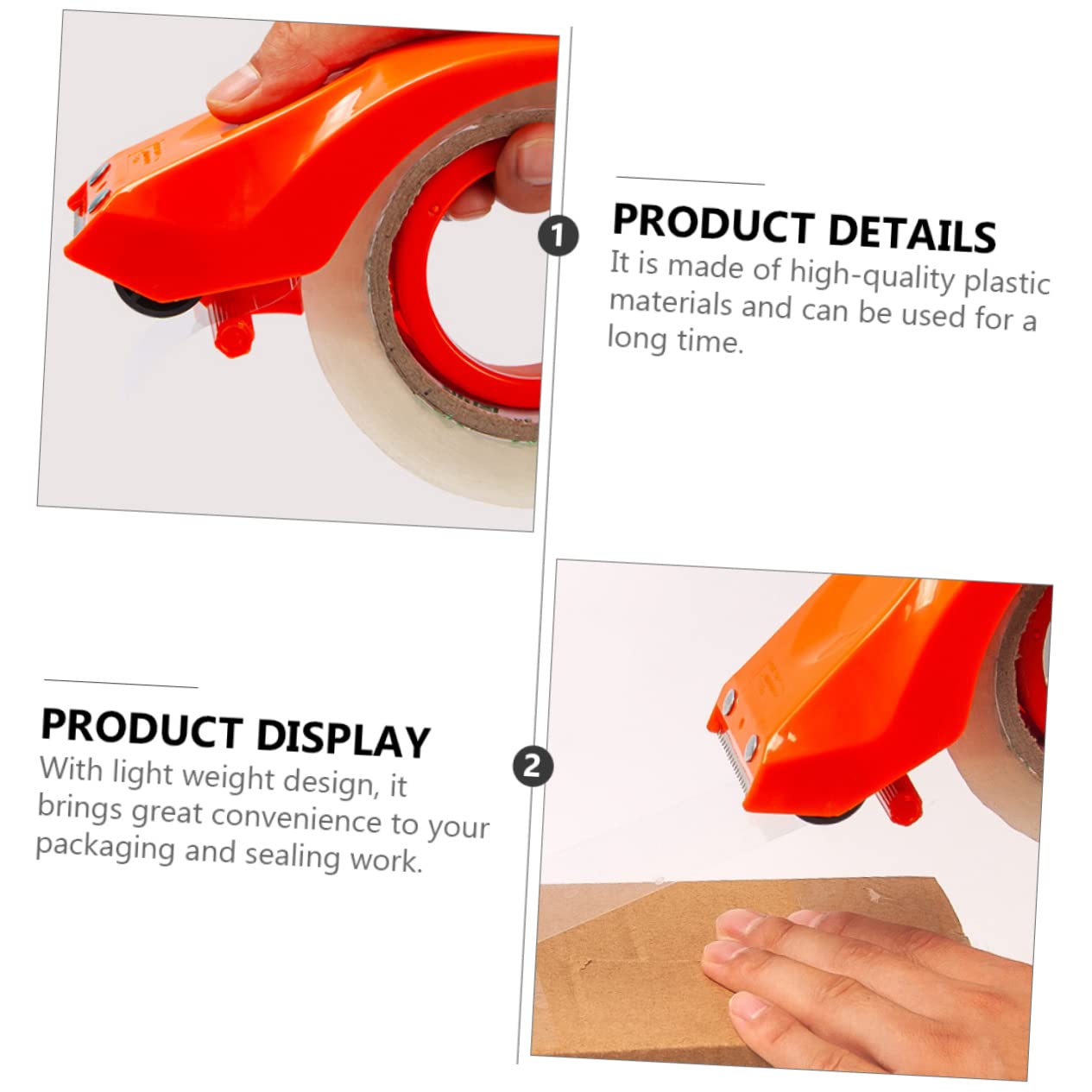 Gadpiparty 3 Sätze Teiliges Klebebandabroller Set Ergonomisch Handlich Mit Starker Schneidekraft Für Paketklebeband Bis Transparentes Kunststoffmaterial Zum Schnellen Und 3 Stücke * 3