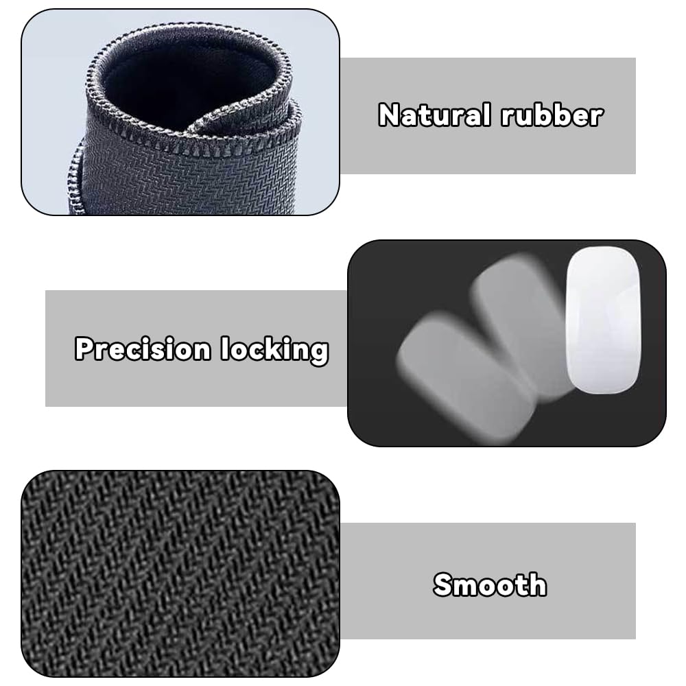 Jadin Alfombrilla Ratón XXL Gaming, Mouse Pad (900x400mm), Vade Escritorio Antideslizante, Tapete Grande para Jugadores de PC, Oficina - Blanco