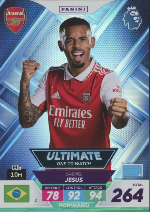 PANINI Premier League ADRENALYN Plus 2023 Gabriel Jesus Ultimate Card