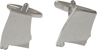 Alabama State Map Shape Cufflinks