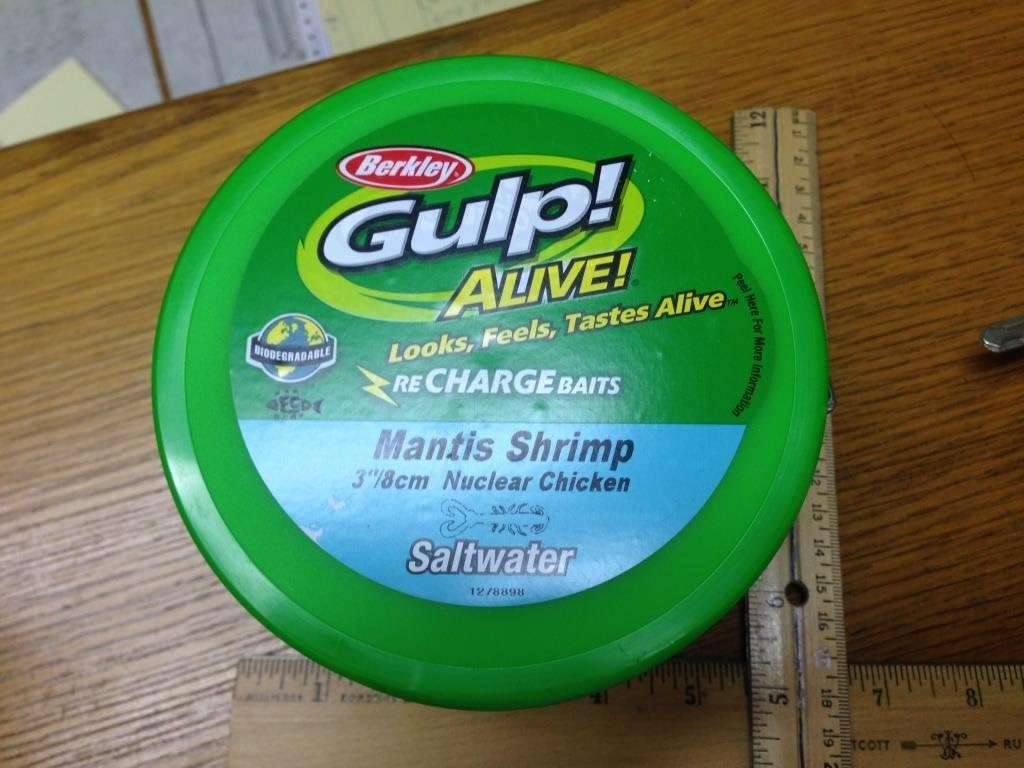 FixtureDisplays® Fishing Bait: 3" Mantis Shrip Nuclear Chicken Saltwater Bucket 12117 12117-1278898