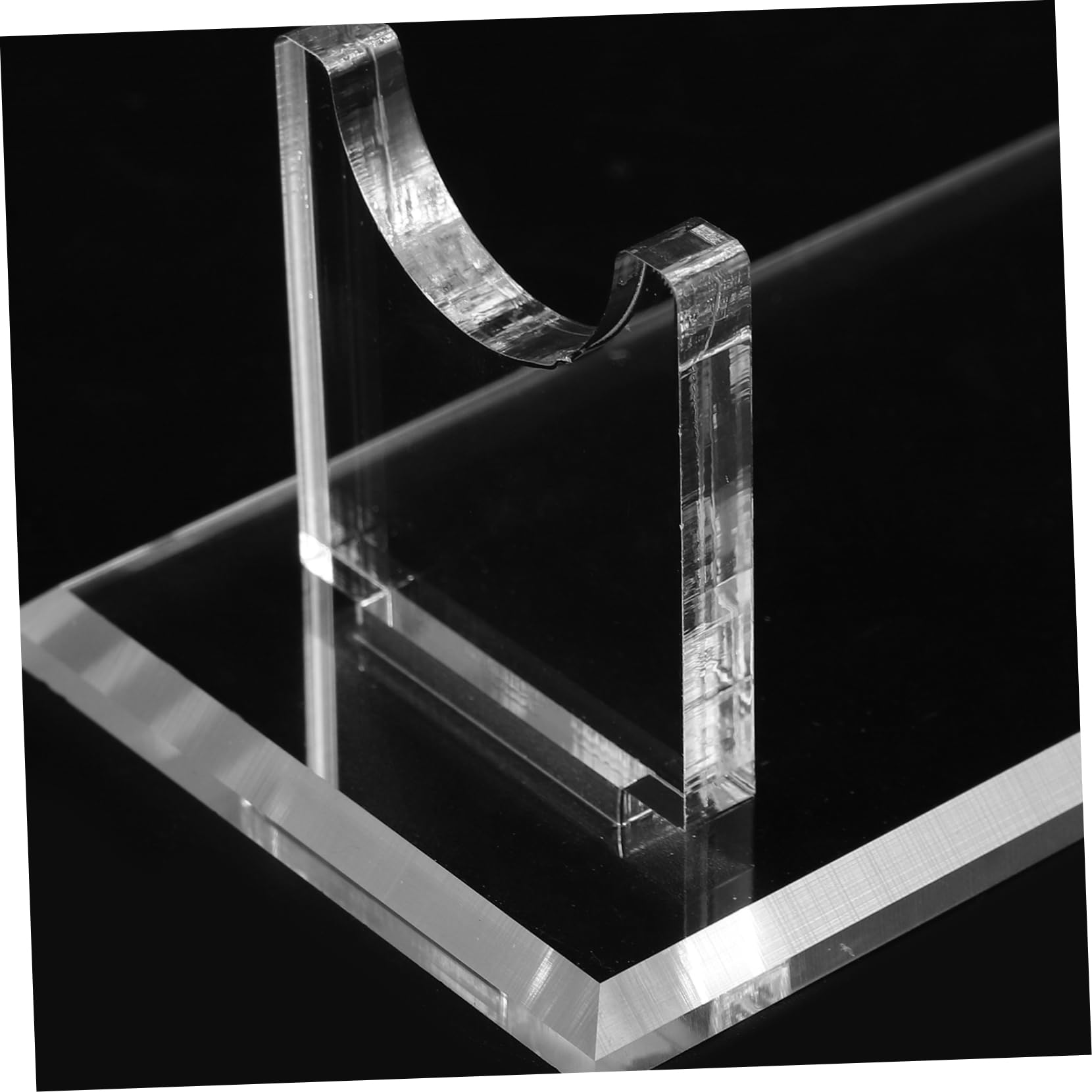 SOESFOUFU Sword Stand Display Stand Acrylic Rack for Swords Tabletop Sword Holder Sword Display Base Fixed Sword Display Stand Sword Holder for Collection Sword Rack for Display