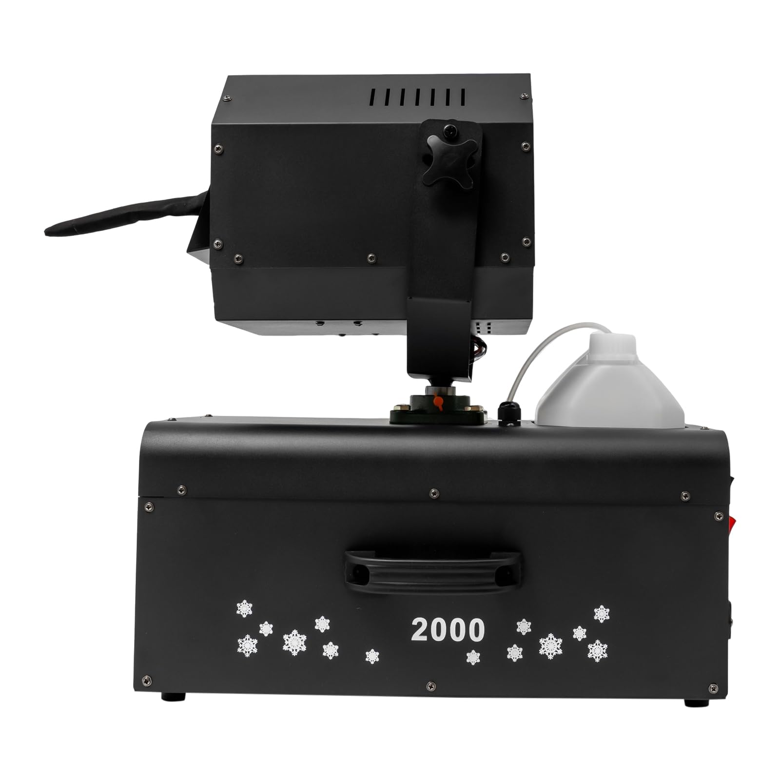 2000W Snowflake Machine, Snow Effect Machine with Remote Control, Fake Snow Making Machine Rotatable Snow Blowing Machine Air Box Packaging for Parties, Stages