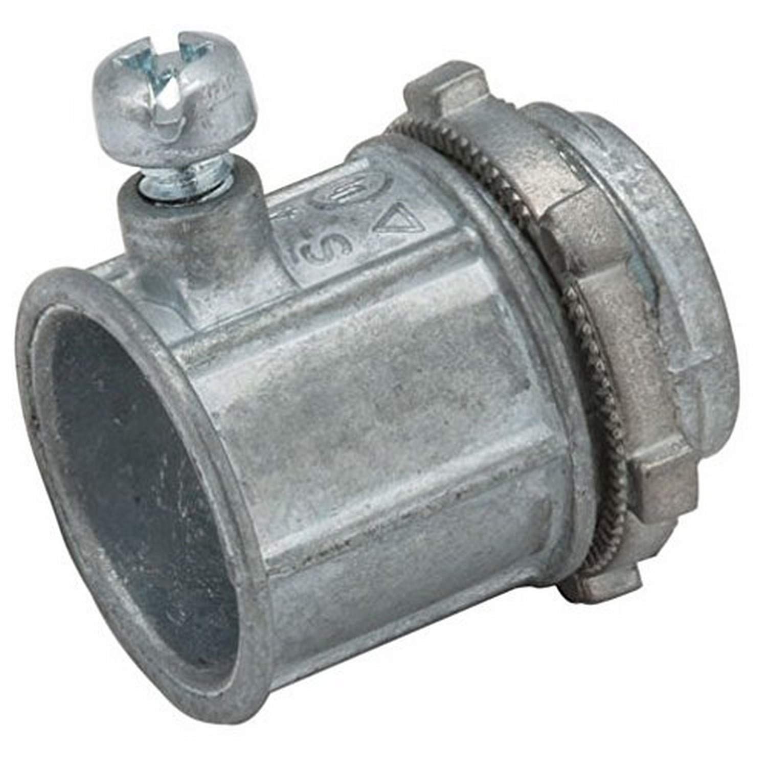 Hubbell-Raco 2602 Die Cast Zinc Connector, Set Screw, EMT Conduit, 1/2
