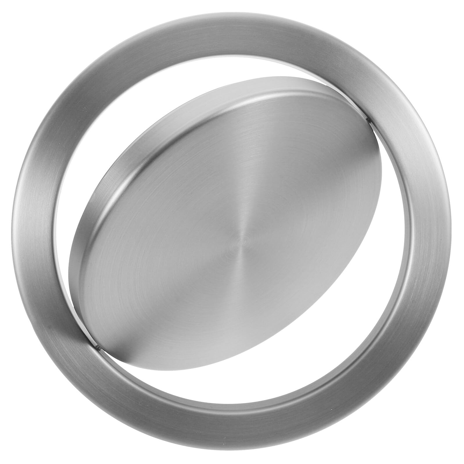 TIANQIHAO Stainless Steel Trash Can Lid For F-Mount, Quiet & Odor-Resistant, Easy-Clean Design, Fits Built-In Bins, Modern Kitchen & Bathroom Accessories, Sleek Appearance
