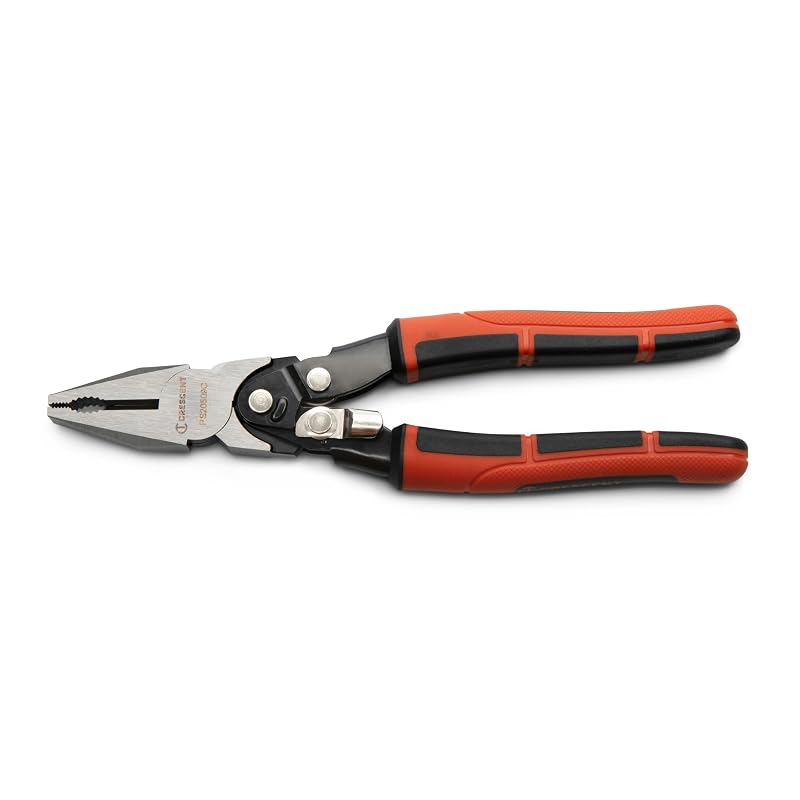 Alicate de Corte Diagonal Crescent Pro Series com Ação Composta e Cabo de Duplo Material PS20509C, 1 unidade