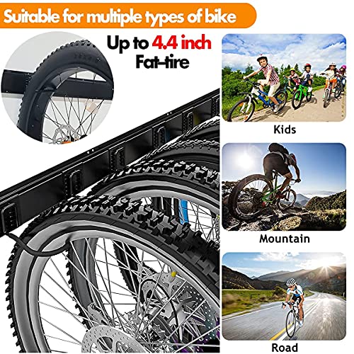 Torack Bike Storage Rack, 6 Bike Rack Wall Mount Home And Garage Organizer, Pegboard Wall Organizer 4 Ft. 48X40 Inch Garage Metal Pegboard Organizer Utility Tool Storage Kit With Toolboard Hooks Acces #TOP2