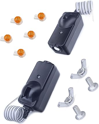 Safety Sensor Beam Eyes for 41A5034 Liftmaster Sears Chamberlain Craftsman Garage Door Opener Parts Replacement(1 Door)