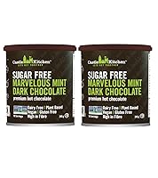 Vista 5 de Castle Kitchen Chocolate negro caliente sin azúcar, a base de plantas, sin lácteos, sin gluten, mezcla de coca caliente vegana, solo agrega agua