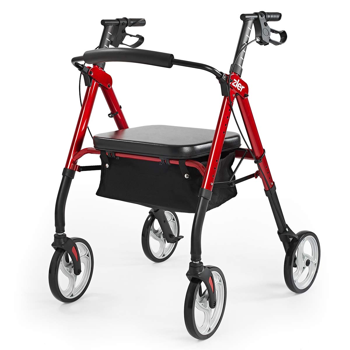 Buy Zler Heavy Duty Rollator Walker 500 lbs Bariatric Medical
