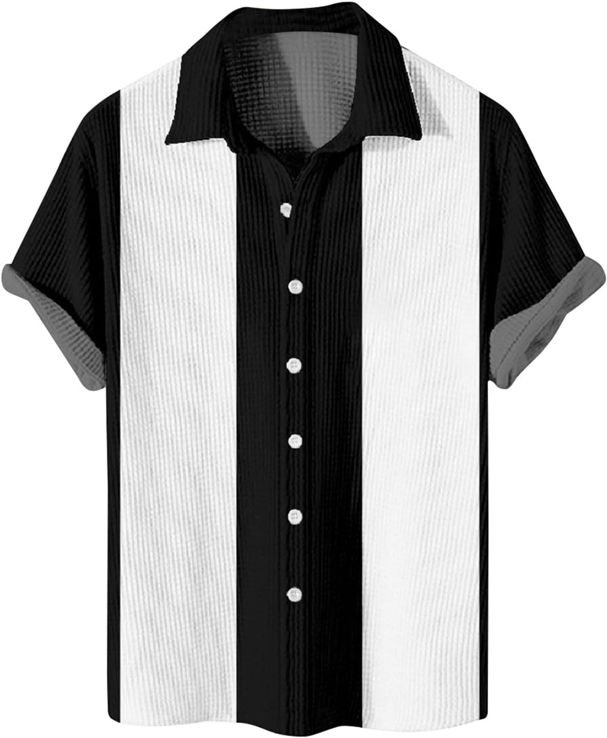 Men's Golf Shirts, Vintage Short Sleeve Button Down Shirts Summer Casual Beach Shirt, M-8XL