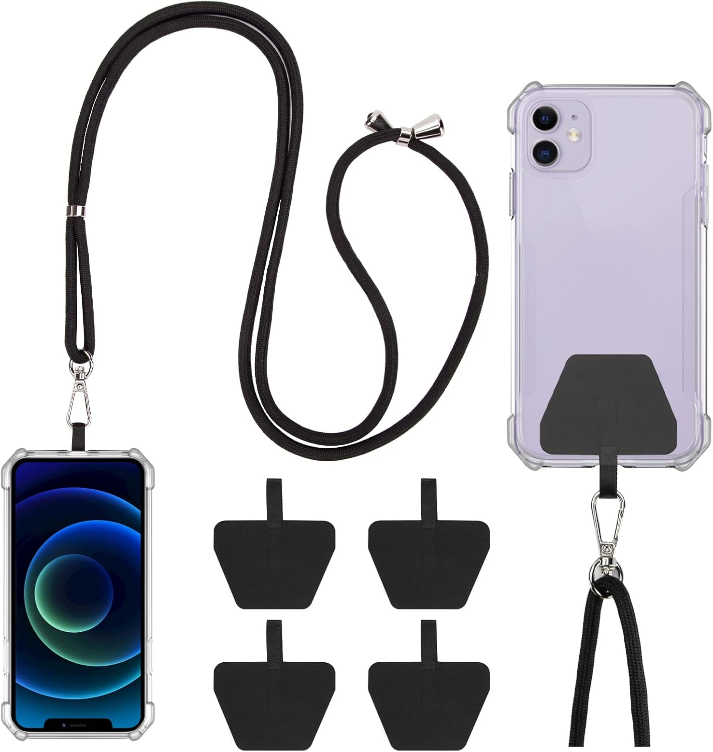 Cordón para Teléfono Móvil, Correas Ajustables para el Cuello, Cordón