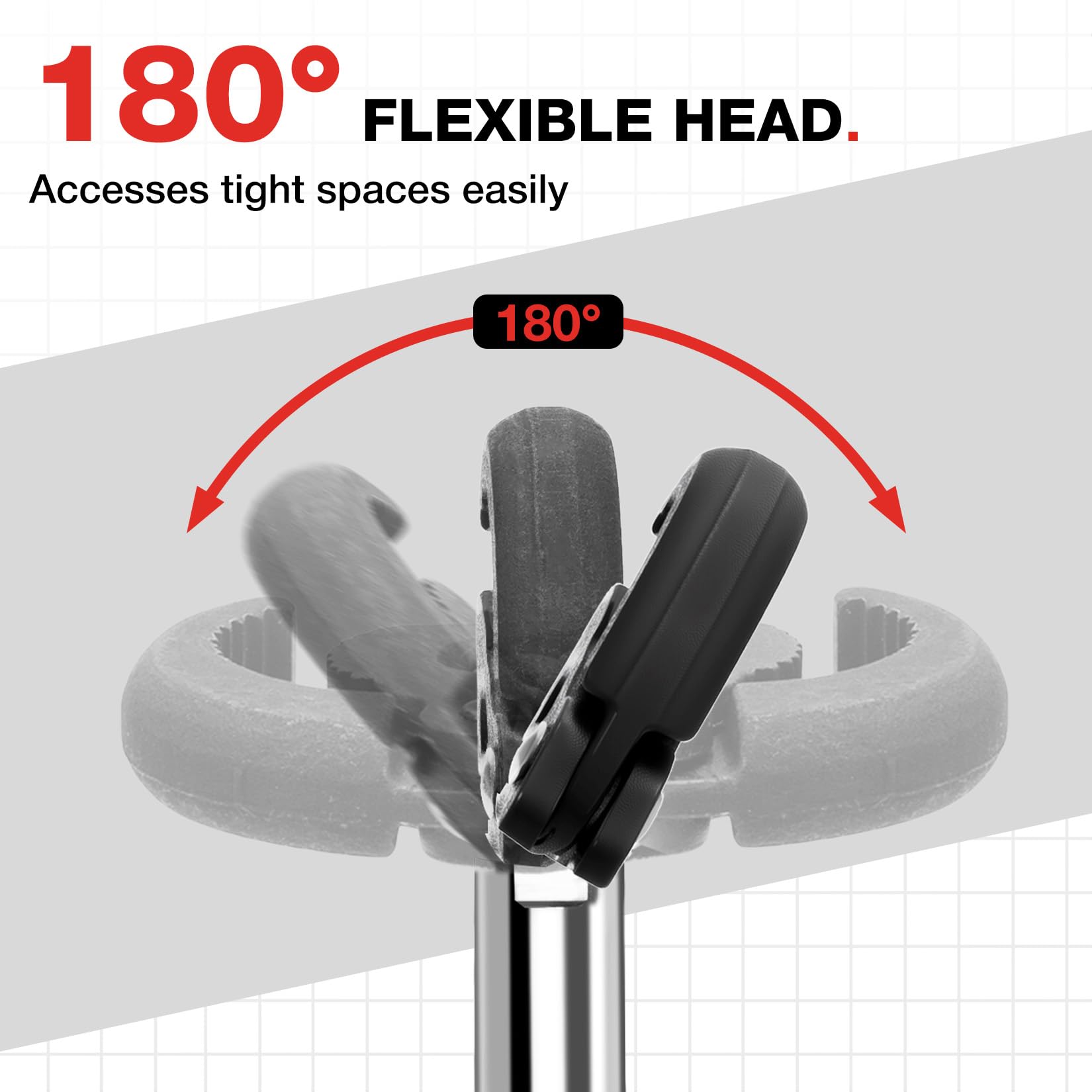 Shall Llave de lavabo de 11”, llave de fregadero ajustable, llave de tuerca de grifo totalmente pulida con capacidad de mandíbula de 3/8 a 1-1/4 pulgadas para espacios difíciles de