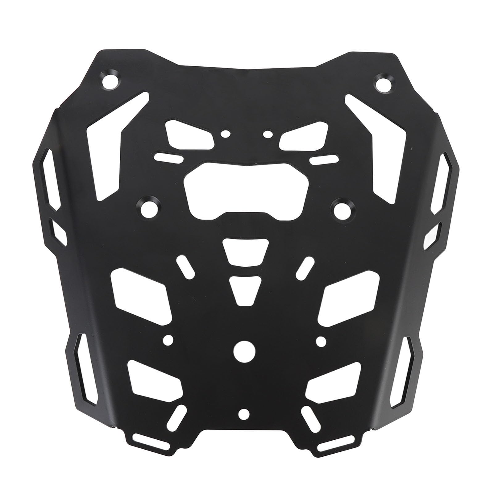 Jeffergarden Bagażnik Tylny Motocykla 3MM Aluminiowy Tylny Wspornik Bagażnika z przedłużoną płytą do Przechowywania Matowy Czarny Szybki montaż dla XL750 2023 2024 Touring Dojazdy