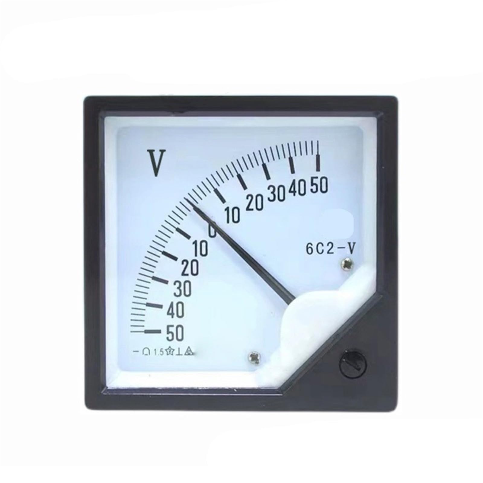 Voltmètre 6C2-V avec zéro central pour contrôle de polarité