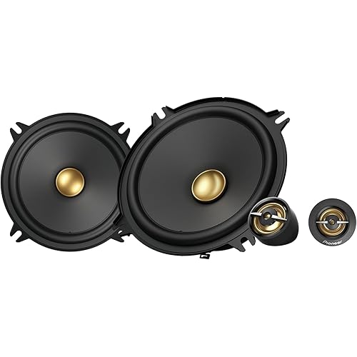 Pioneer A-Series Plus TS-A1301C 5.25â€ 2-Way Speakers (Pair) â€“ 300W Max, Crisp Highs + Clear Vocals, Enhanced Bass, Ideal Factory Upgrade