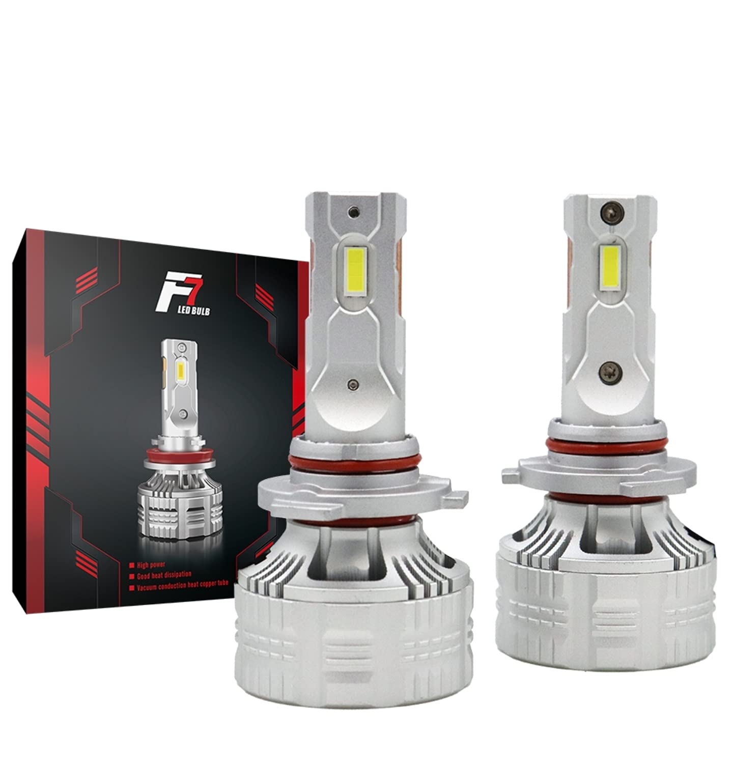 DIAMOND VISION F7 9005 LED Headlight, 32000 Lumen Extreme Brightness F7 LED Headlight, 140W Max Powe