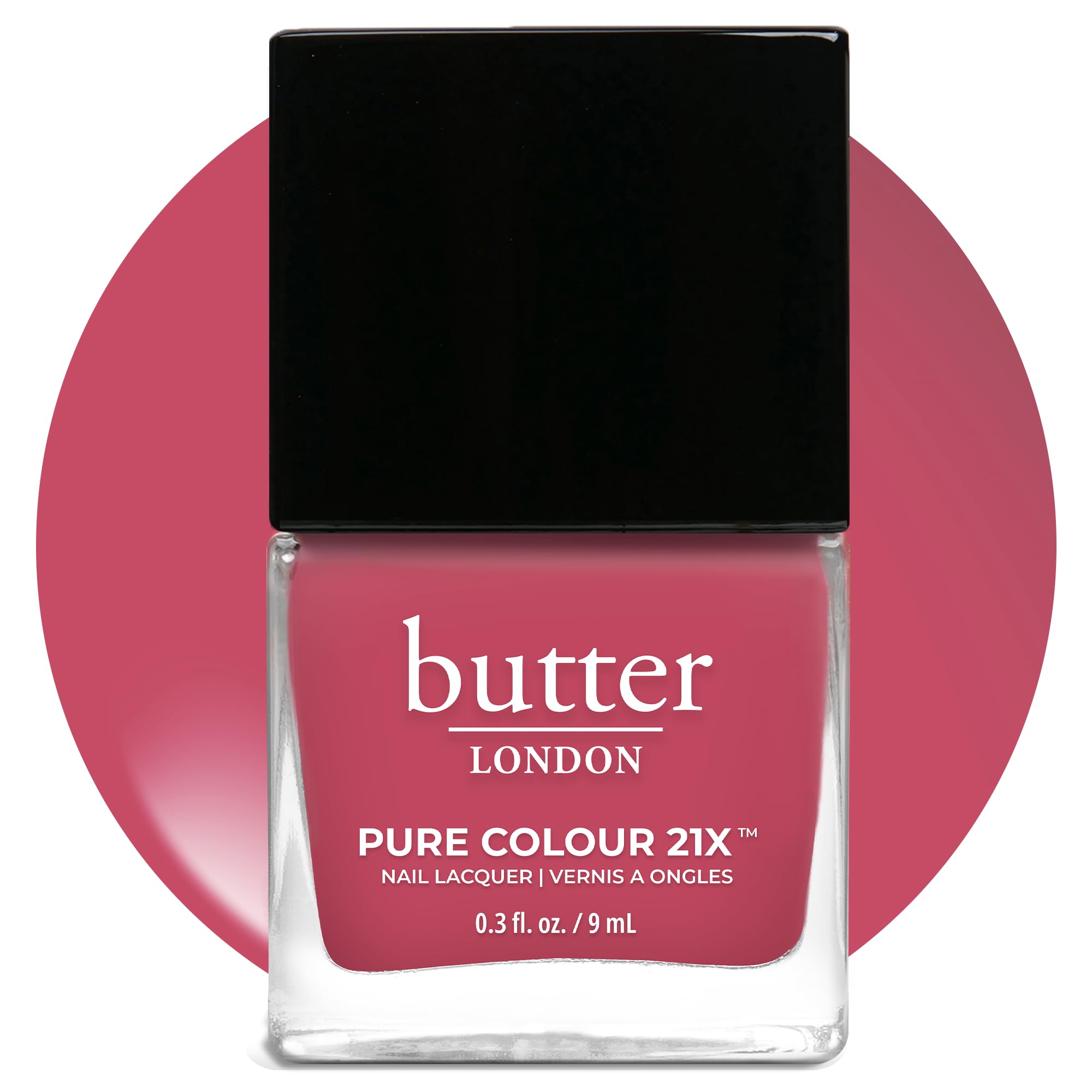butter LONDON PC21X Nail Lacquer Polish - Fast-Drying, Long Lasting Color with Gel-Like Finish & Chip-Resistant Nail Lacquer Helps Protects & Strengthens Nails - Vegan & Cruelty-Free