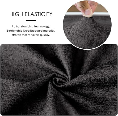 Miniatura 5 de FORCHEER Juego de 4 fundas para silla de comedor con estampado Parsons, fundas para sillas Parsons lavables, protectores de asiento extraíbles para