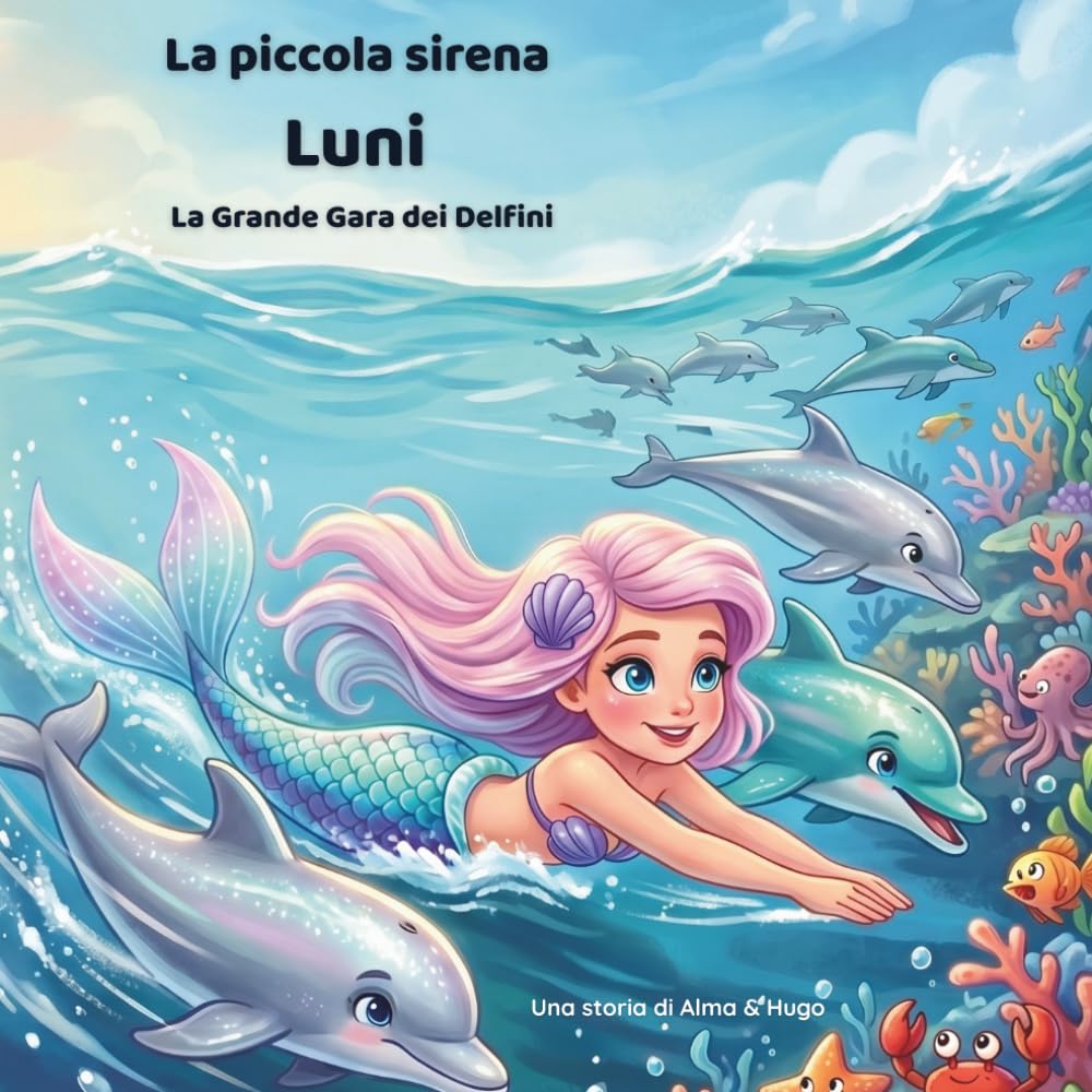 La Piccola Sirena Luni – La Grande Gara dei Delfini: Un’Avventura Entusiasmante sull’Amicizia, il Coraggio e il Fair Play (Le avventure della sirenetta Luni)