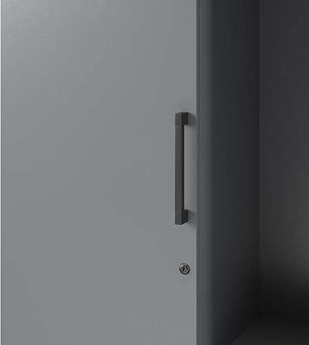 Miniatura 8 de SystemBuild Evolution Shelby - Armario alto de garaje con 1 puerta y barra para colgar, grafito
