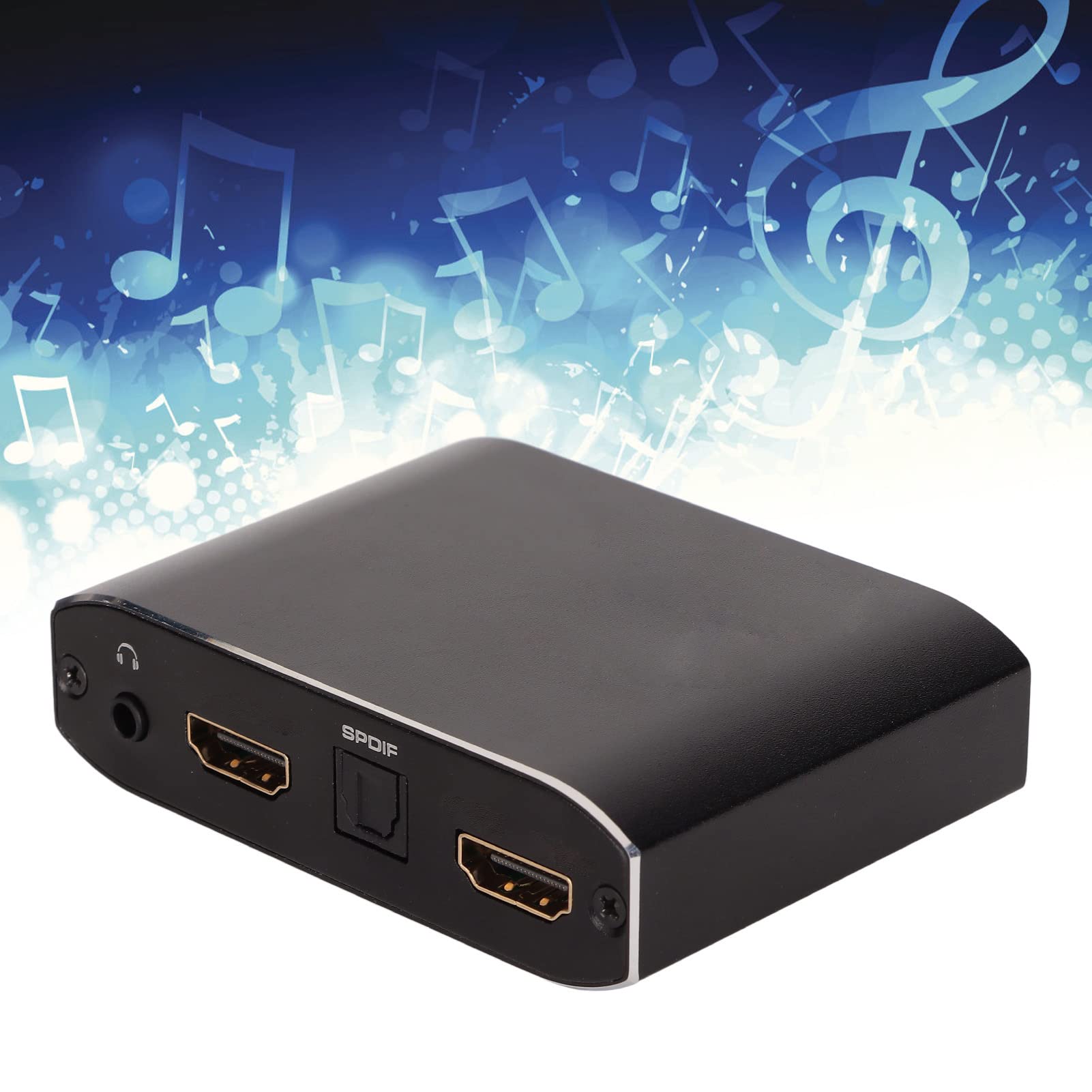 Rozdzielacz interfejsu multimedialnego HD Światłowód 7.1Ch, Spdif 3.5MM/0.1In, 4Kx2k 60Hz 2160P, Trzy tryby dźwięku Konwerter stereo Plug and Play