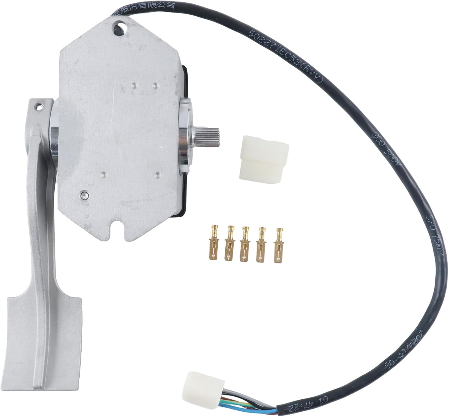 4-Line Throttle Accelerator Foot Pedal EFP-005 EFP713-0502 1268-5403 1204M-4201 Compatible with EV Golf Cart for Curtis Electric Forklifts