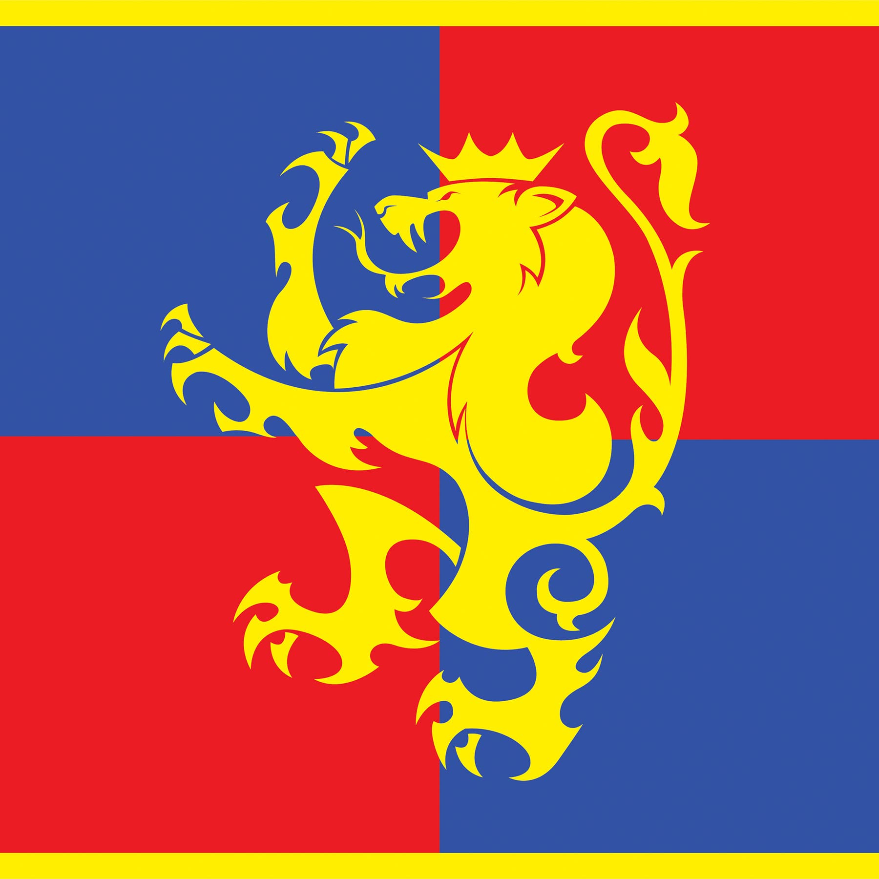 Beistle Printed Medieval Table Runner, Red/Blue Royal Castle Table Decor for Feasts, Fantasy Knight Party Accessories, Medieval Themed Party Decor, 11" x 6' - Image 3