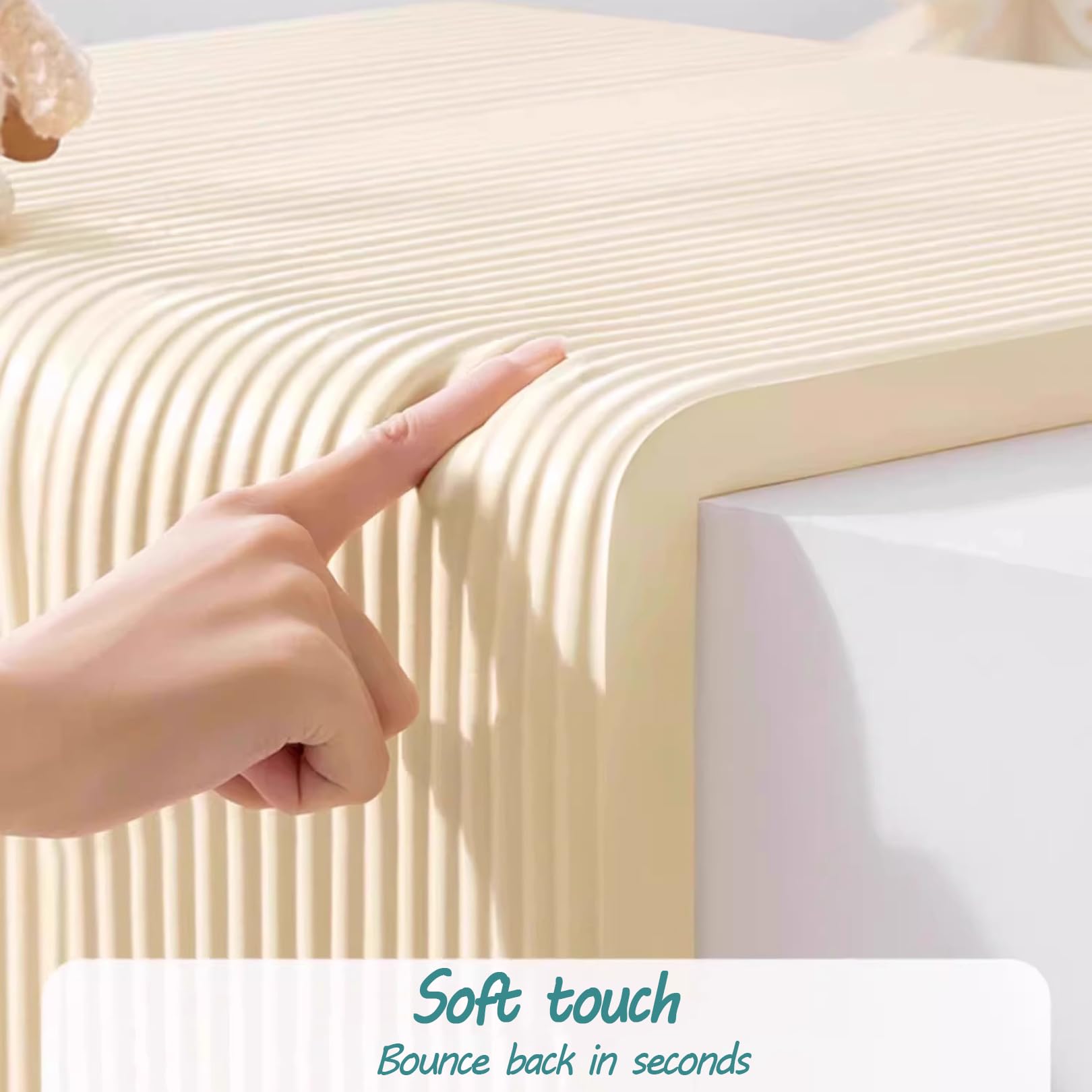 Panneaux muraux rembourrés, Panneaux muraux rembourrés Auto-adhésifs, Coussin de tête de lit 3D Revêtements muraux pour Chambre d'enfant,Rose,40cmx200cm