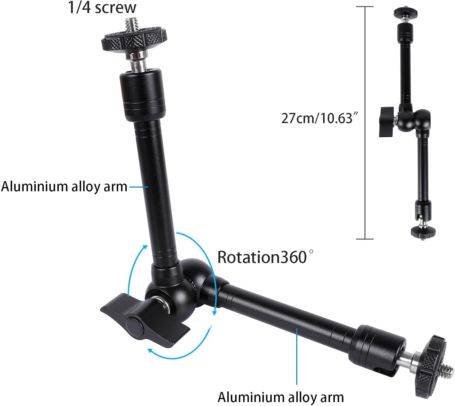 Exercise Bike Tablet Mount for iPad – Adjustable Spin Bike & Treadmill iPad Holder Stand, Compatible with Microphone Stands, Stationary Bicycles, and Devices Ranging from 4.7 to 13 Inches