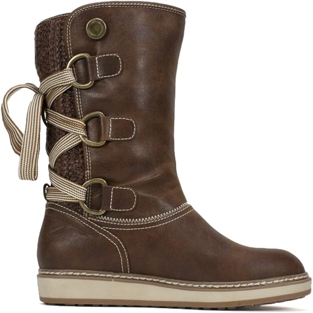 Women's white mountain tivia winter boots Clearance