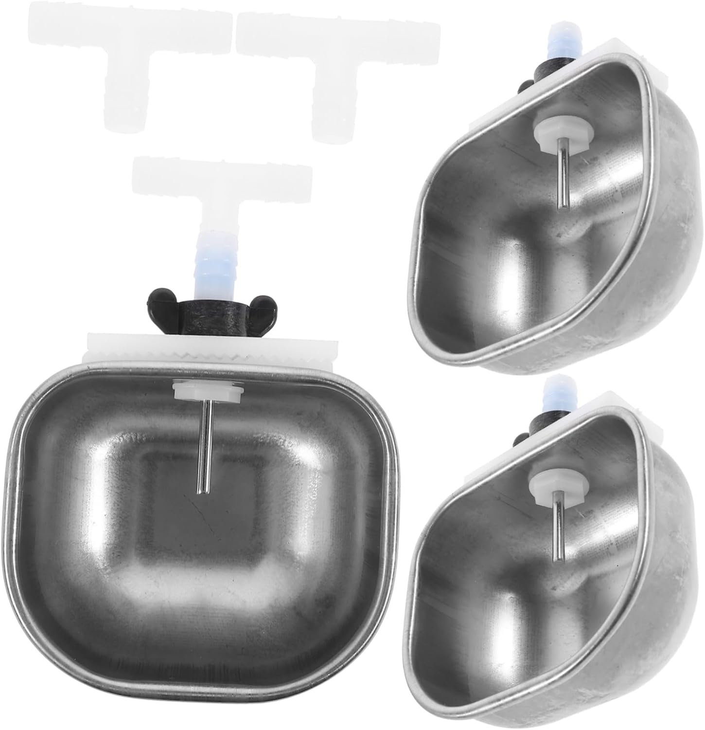 DOITOOL 6pcs Automatic Water Feeder Convenient Water Feeding Bowl for Bunny Breeding for Pet Cages Easy Installation Use
