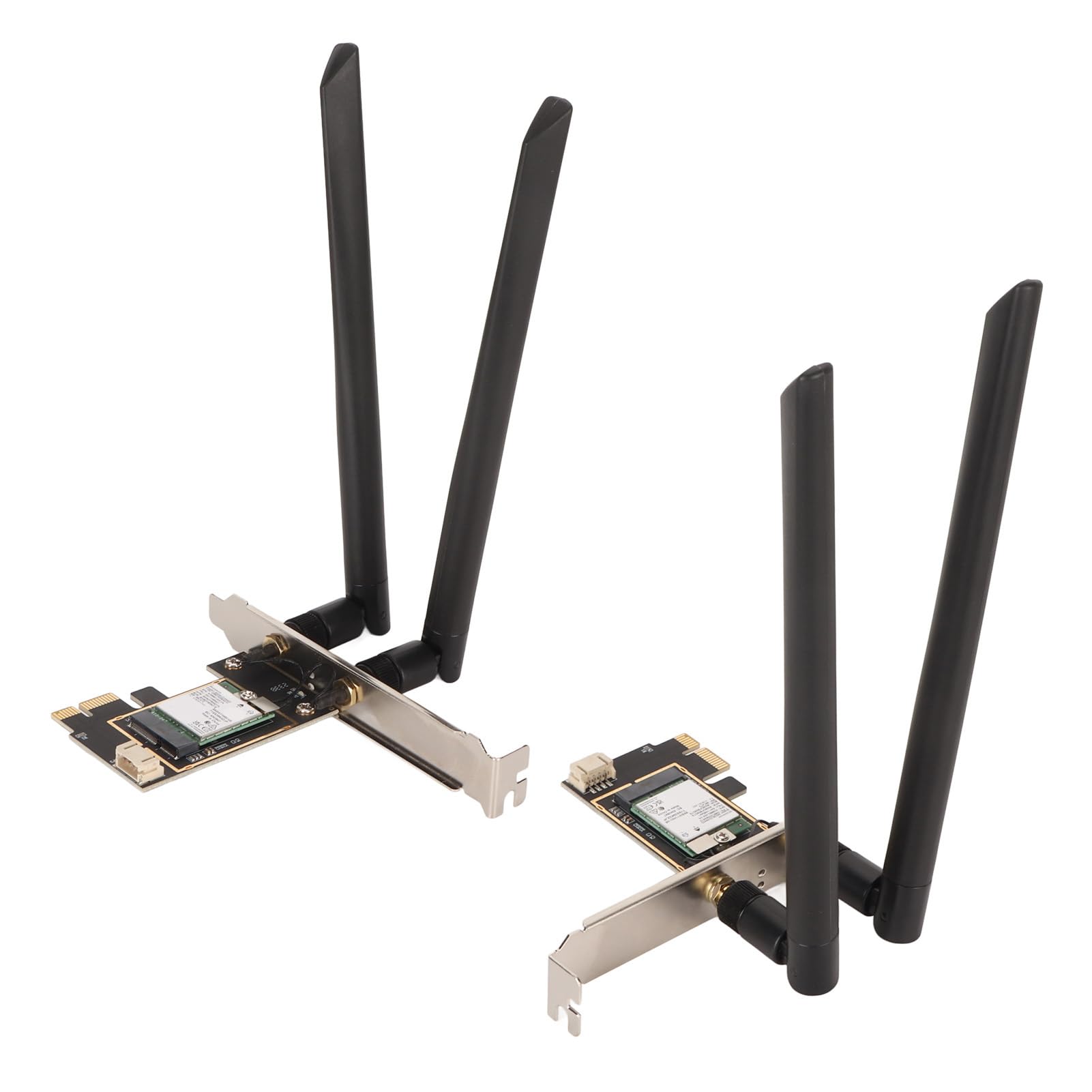 Scheda WiFi PCIe a 3 Bande Scheda Adattatore di Rete Wireless a Installazione Rapida 8774Mbps per PC 10 11, Facile da Usare per Computer Desktop