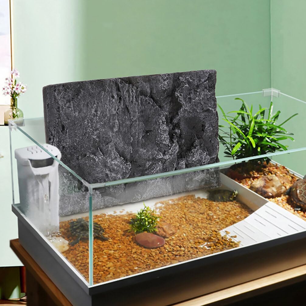 Toddmomy 2piezas Acuático para y Terrario Panel Decorativo De para Reptiles y Peceras Simulación De para Decoración De y Terrarios