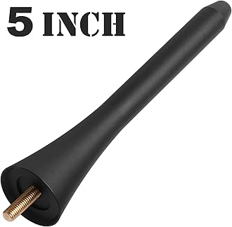 KSaAuto 5 inch Antenna for Mazda MX-5 Miata RF ND NC 2006-2024 ┃ OEM NF47-66-A30A ┃ Polished High-Grade Al-Alloy AM FM Radio Antenna, High-Strength Al-Alloy with Advanced Coating