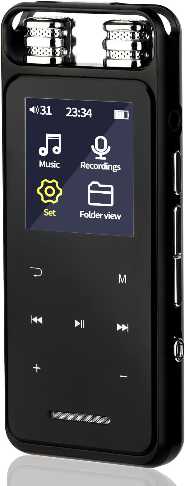 REDANT 72GB Digital Voice Recorder Voice Activated Recorder with Playback - Upgraded Small Tape Recorder for Lectures, Meetings, Interviews, Mini Audio Recorder USB Charge, MP3