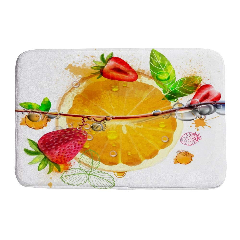 Tapis de bain aquarelle 31 x 20 inch tapis de salle de bain et cuisine