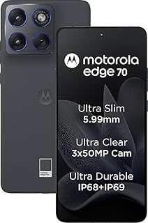 Motorola Edge 70 (Pantone Gadget Gray, 8GB RAM, 256GB Storage) Price In India