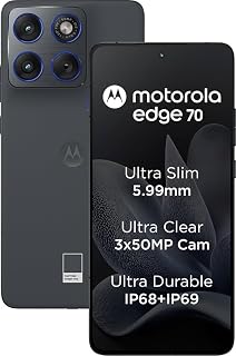Motorola Edge 70 (Pantone Gadget Gray, 8GB RAM, 256GB Storage)