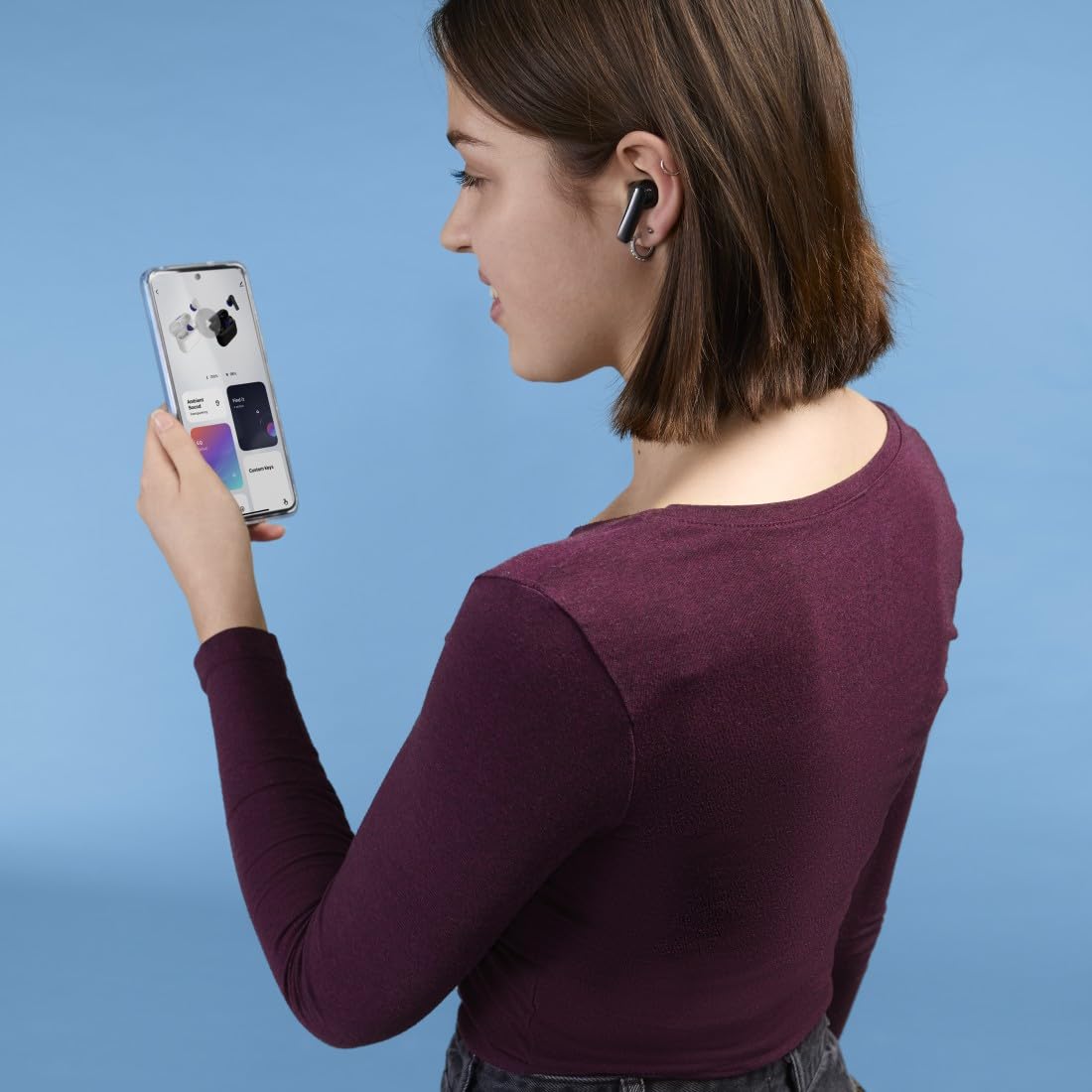 Hama Bluetooth Kopfhörer (kabellos, TWS-Kopfhörer, Active Noise Cancelling, Earbuds mit Ladestation, ENC, In-Ears, USB-C Schnellladen, Bluetooth-Headset, App-/Sprachsteuerung, Touch Control) schwarz