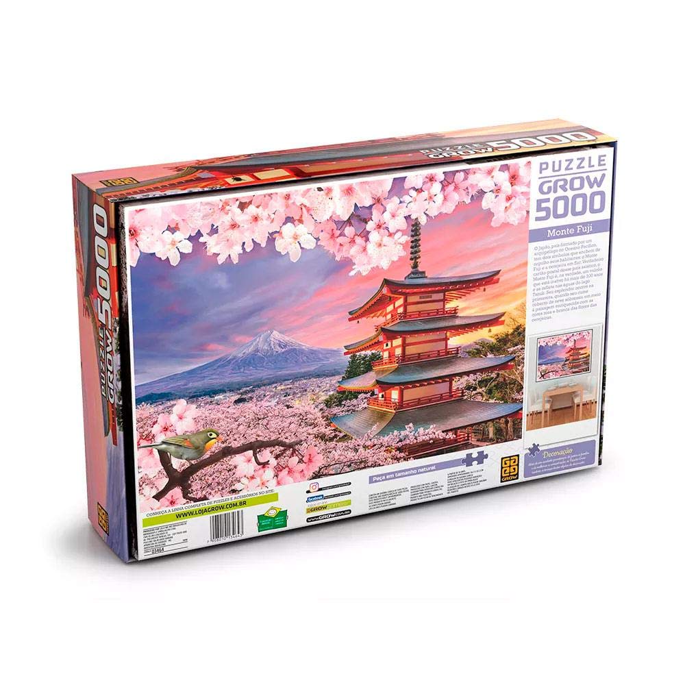 Puzzle 5000 Peças Monte Fuji Grow : Amazon.com.br: Brinquedos e Jogos